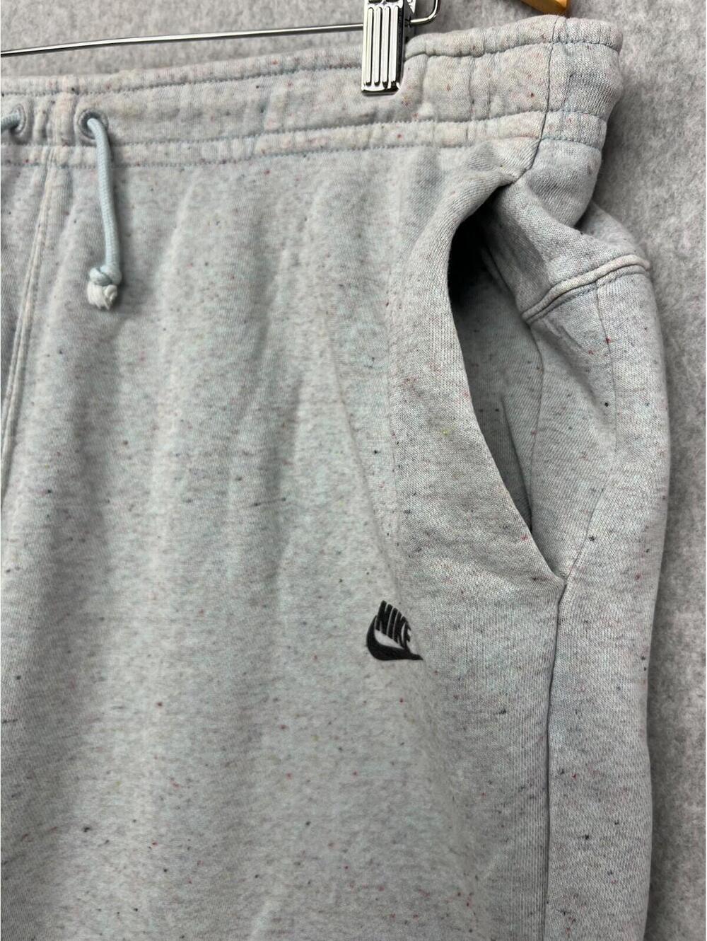 Nike Joggers Mens XL Tapered swoosh Logo Terry Cloth Tie Waist Sweatpants Blue* - Picture 5 of 10